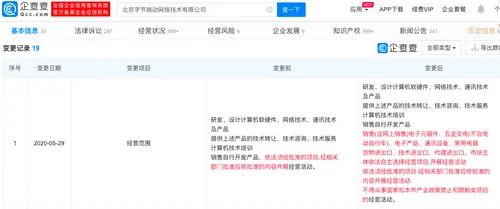 字节跳动业务版图再扩大 软件开发、数码产品与电器销售整合材料综述